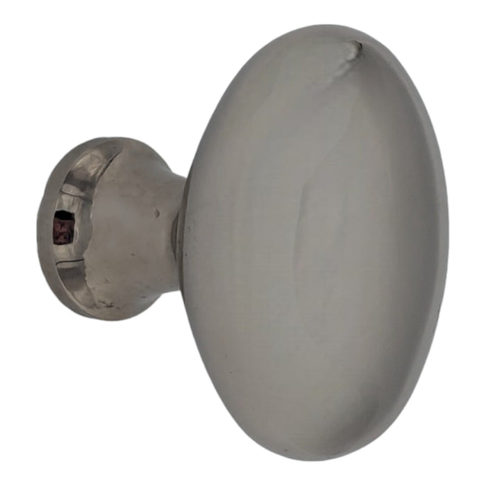1 1/2 Inch Brass Egg Cabinet Knob (Several Finishes Available)