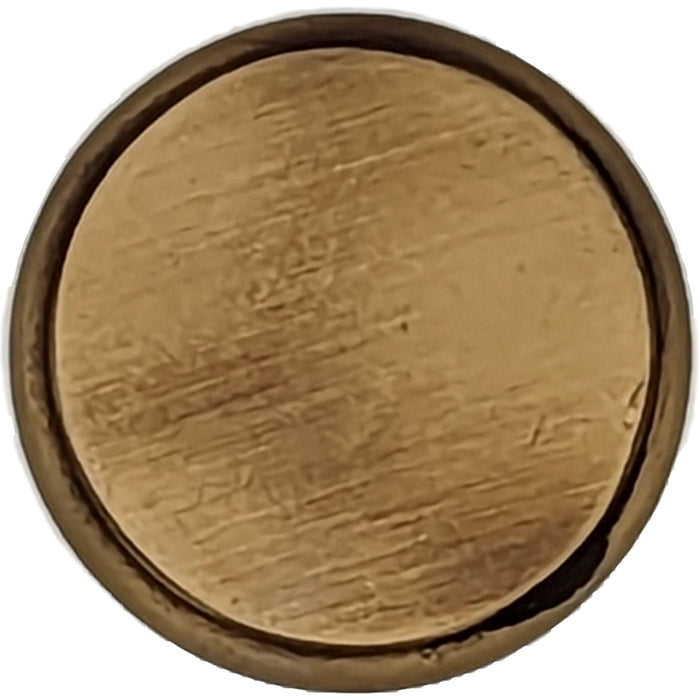 1 1/4 Inch Brass Flat Top Cabinet & Furniture Knob (Several Finishes Available)