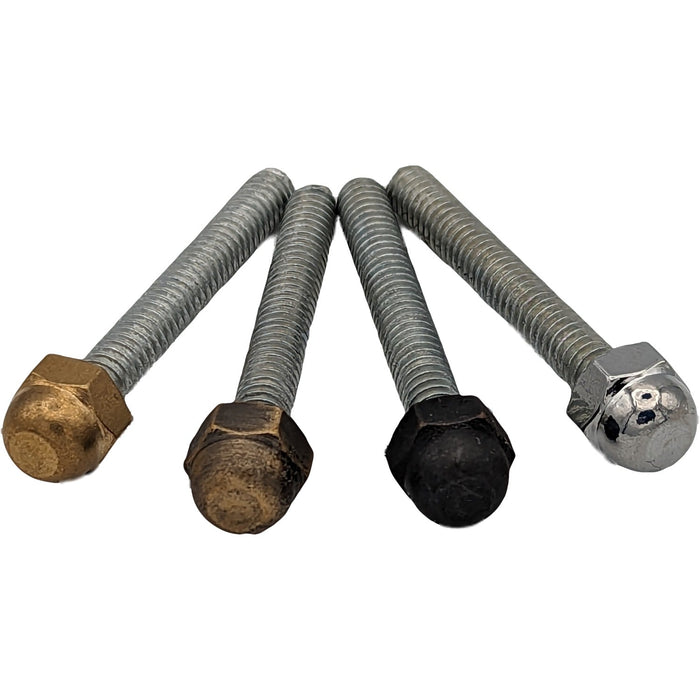 1/4"-20 Threaded Machine Screws with Acorn Nuts