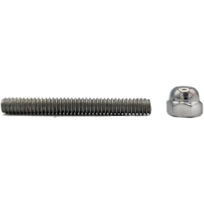 1/4"-20 Threaded Machine Screws with Acorn Nuts