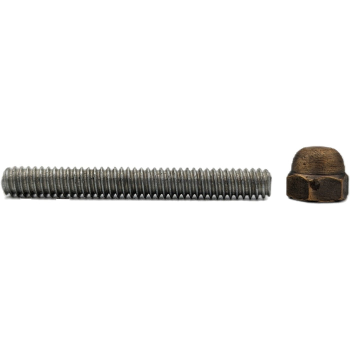 1/4"-20 Threaded Machine Screws with Acorn Nuts
