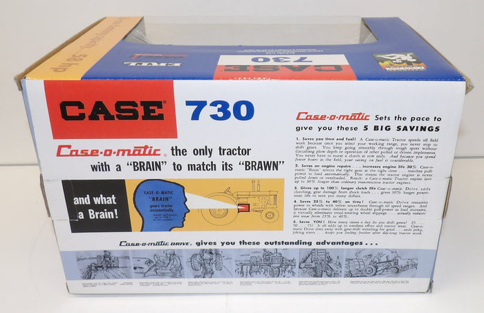 #16203A 1/16 Case 730 Narrow Front Tractor, 2010 National Farm Toy Museum Edition