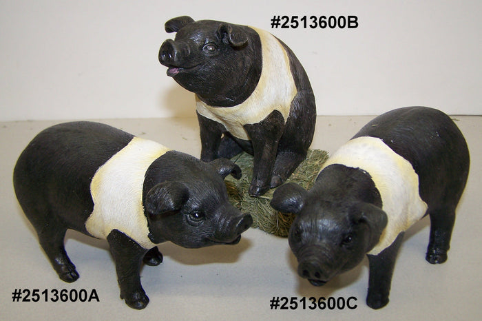 #2513600B 6" Resin Pig Sitting Figure