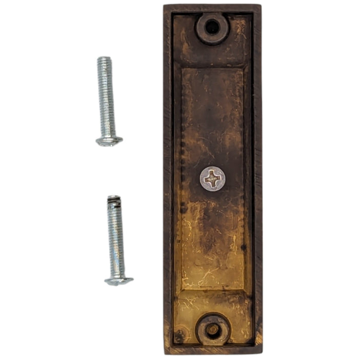 3 1/2 Inch (3 Inch c-c) Solid Brass Craftsman Cabinet Knob (Several Finishes Available)