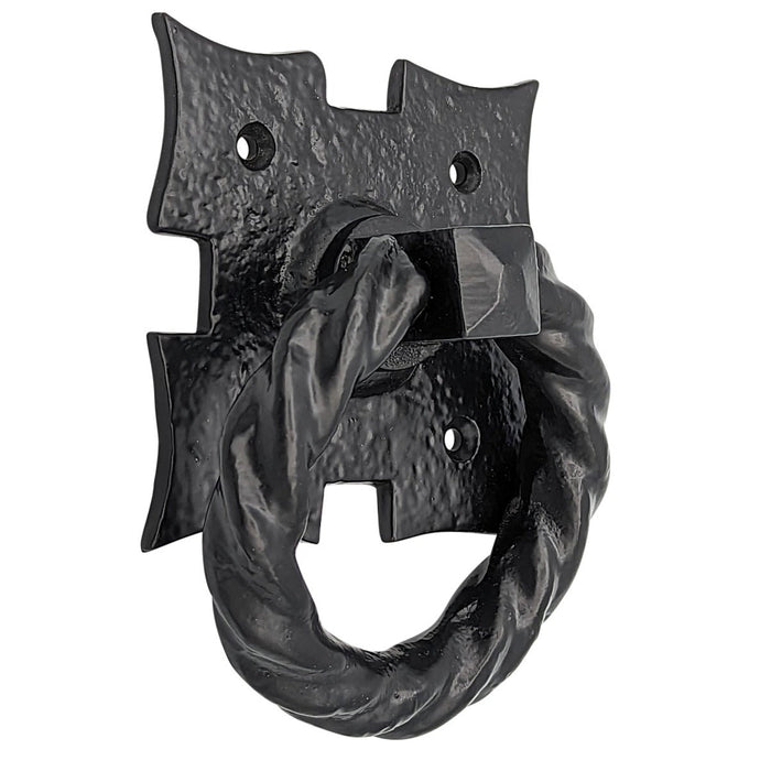 4 1/8 Inch Solid Iron Medieval Style Door or Drawer Pull