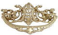 4 Inch Solid Brass Ornate Baroque / Rococo Bail Pull