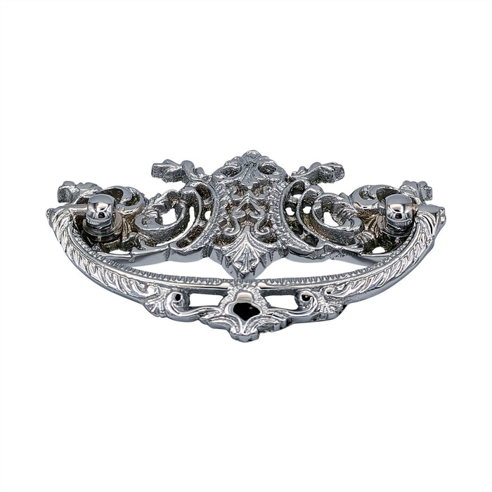 4 Inch Solid Brass Ornate Baroque / Rococo Bail Pull