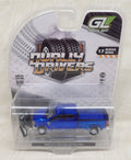 #46170-FC 1/64 2022 Ford F-450 Dually Pickup with Snow Plow - Metallic Blue Chrome Chase Version
