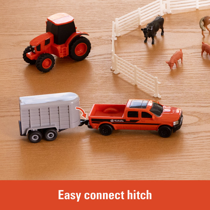 #47706 1/64 Kubota 20-piece Farm Toy Playset