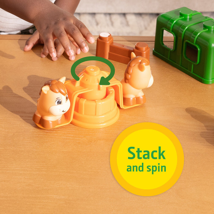#47723 JD Kids Build-a-Buddy Stackers Horse Set