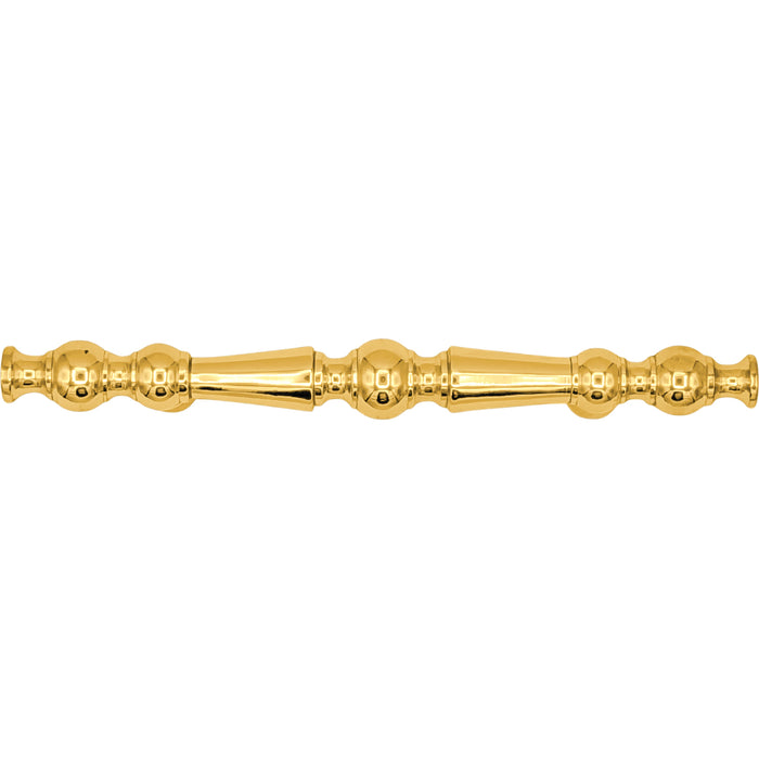 5 Inch Overall (3 Inch C-C) Solid Brass Victorian Pull (Several Finishes Available)