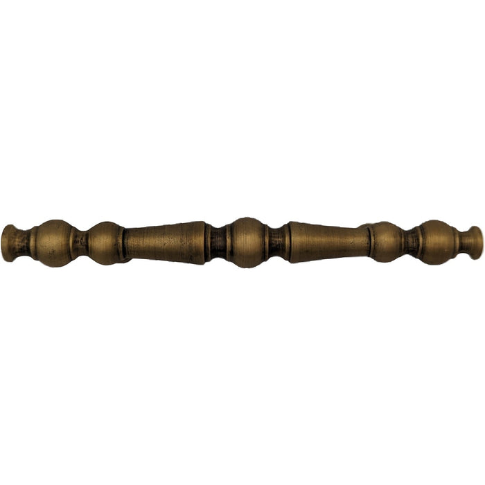 5 Inch Overall (3 Inch c-c) Solid Brass Victorian Pull