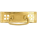 5 Inch Overall (4 1/4 C-C) Solid Brass Arts & Crafts Bail Pull (Several Finishes Available)