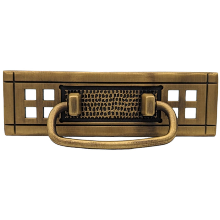 5 Inch Overall (4 1/4 c-c) Solid Brass Craftsman Bail Pull (Several FInishes Available)