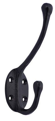 Traditional Solid Iron Coat Hook