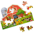 #50615 Busy Barn Shaped Floor Puzzle, 32 piece