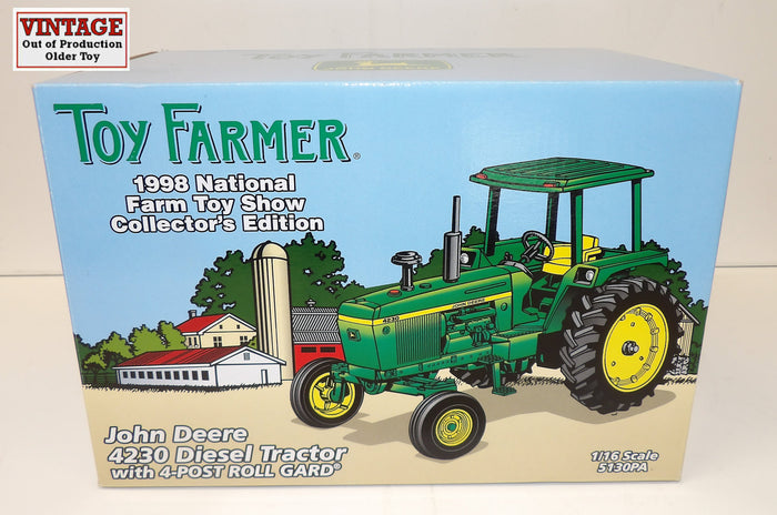 #5130PA 1/16 John Deere 4230 Diesel Tractor with 4-Post Roll Gard, 1991 National Farm Toy Show Edition