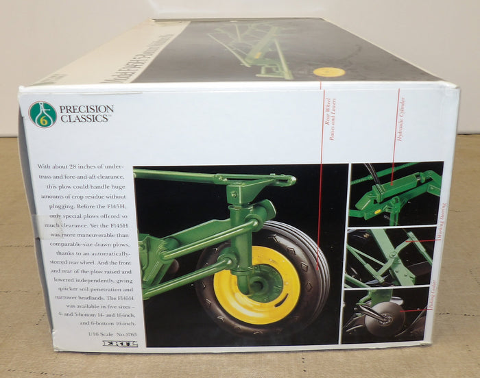 #5763 1/16 John Deere Model F145H 5-Bottom Moldboard Plow, Precision #6
