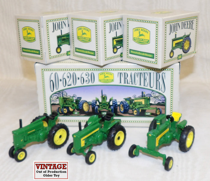 #5862 1/64 John Deere 60-620-630 Historical Tractor Set
