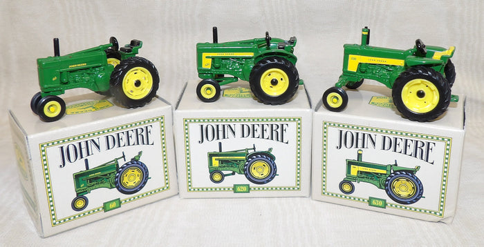 #5862 1/64 John Deere 60-620-630 Historical Tractor Set
