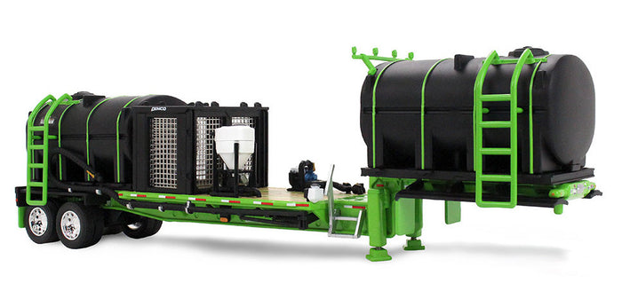 #60-2289 1/64 Green & Black Kenworth W990 Day Cab & DEMCO 42' Liquid Fertilizer Tender Trailer