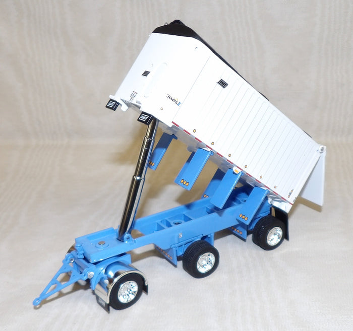 #616333 1/64 White East Mfg. Michigan Series 20' End Dump Pup Trailer - No Box