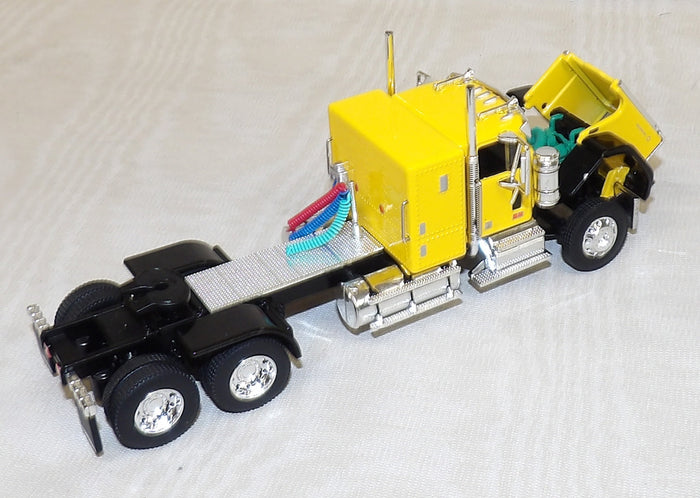 #622381 1/64 Yellow & Black GMC General with 34" Flat Top Sleeper - No Box