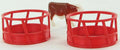 #64-300-R 1/64 Red Round Hay Feeder