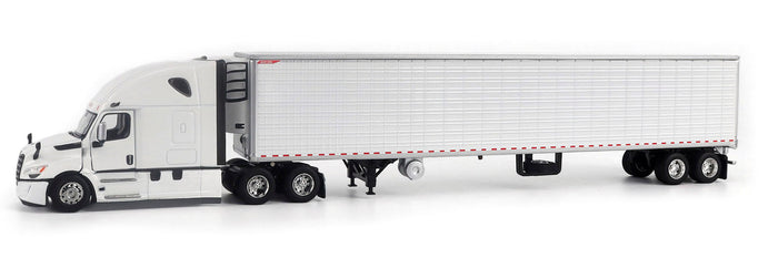 #71232 1/64 White 2025 Freightliner Cascadia Gen-5 with Sleeper & Great Dane Champion 53' Reefer Trailer