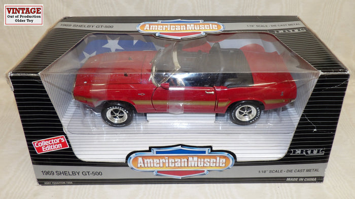 #7350 1/18 1969 Shelby GT-500 - Candyapple Red