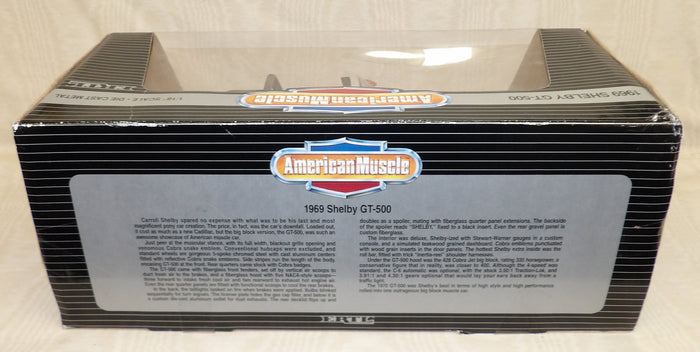 #7350 1/18 1969 Shelby GT-500 - Candyapple Red
