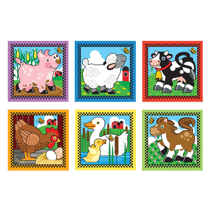 #775 Wooden Farm Cube Puzzle