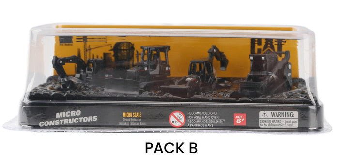 #85996B-B Cat Micro Constructors 4-pc Black Edition Set B
