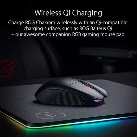 ASUS ROG Chakram Wireless Aura Sync RGB Gaming Mouse Optical Sensor 16000 DPI - PakByte Computers