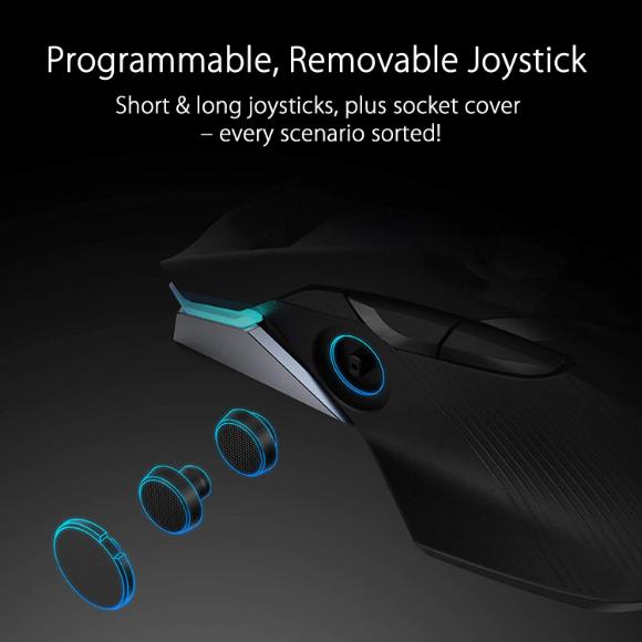 ASUS ROG Chakram Wireless Aura Sync RGB Gaming Mouse Optical Sensor 16000 DPI - PakByte Computers
