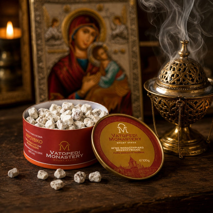 Authentic Orthodox Incense from Mount Athos – Cherubic (100g)