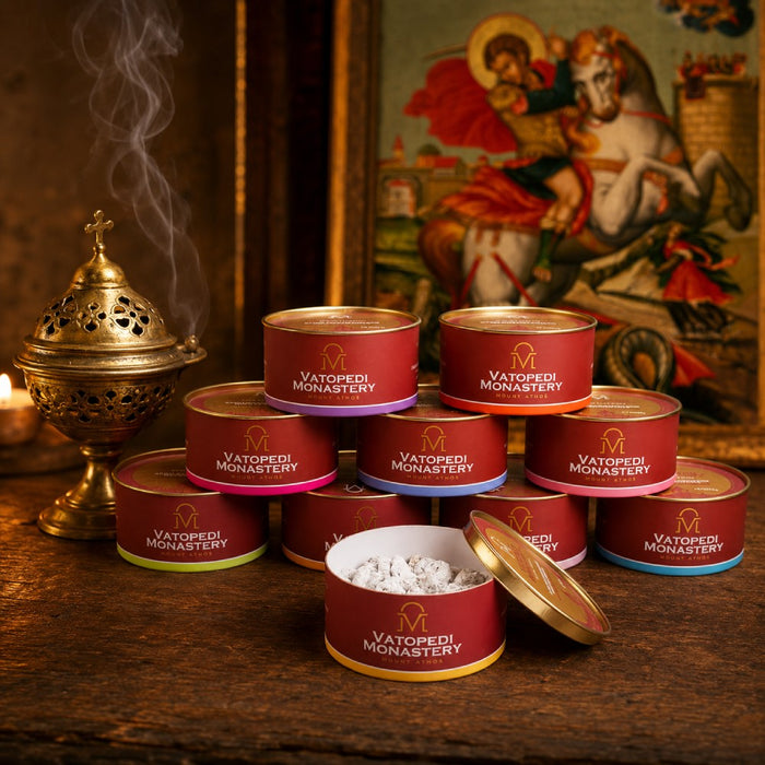 Authentic Orthodox Incense from Mount Athos – Golden Collection (10 Scents Set - 10x100g)