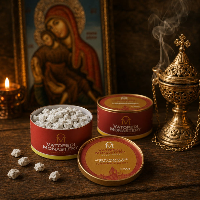 Authentic Orthodox Incense from Mount Athos – Myrrh (100g)