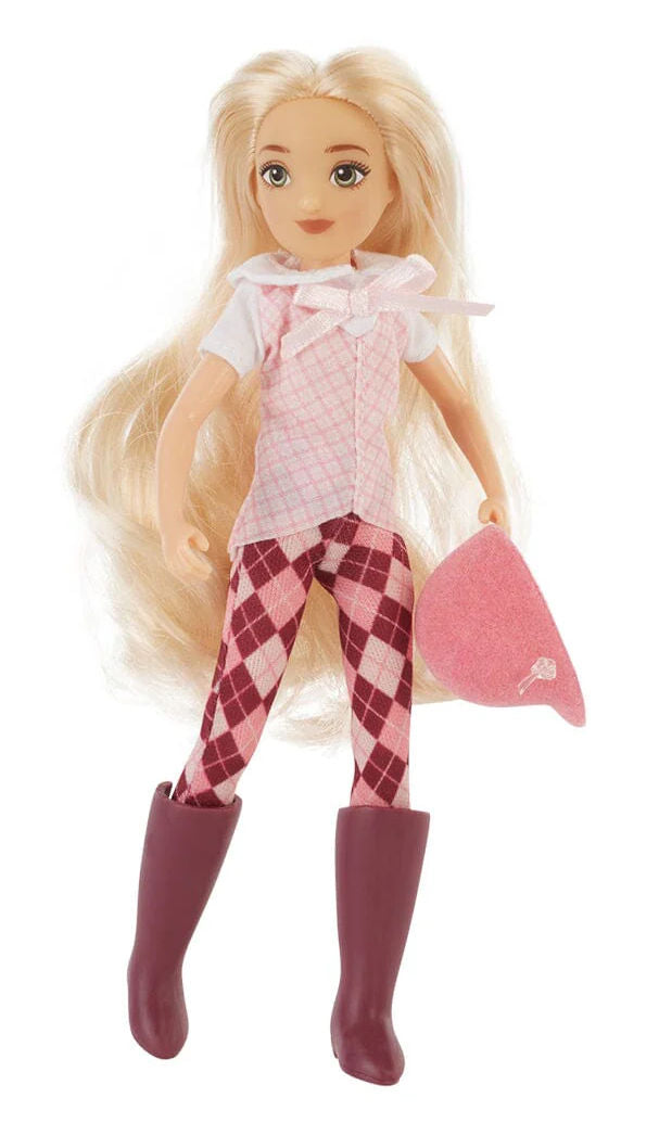 #B-FS-10652 1/12 Tess & Birdie, English Rider & Appaloosa Playset