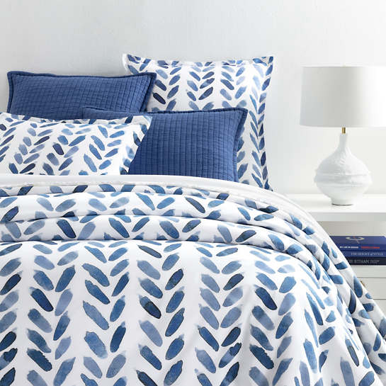 Blue Brush Duvet by Pine Cone Hill