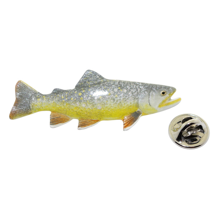 Brook Trout Pin ~ Hand Painted ~ Lapel Pin ~ Sarah's Treats & Treasures