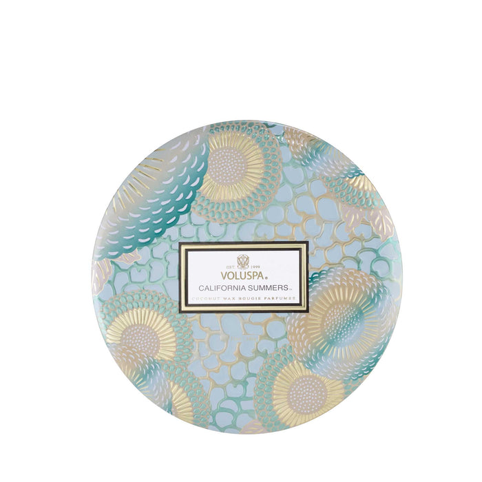 California Summers Tin Candle - 3 Wick