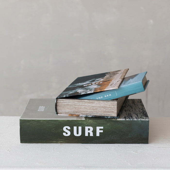Canvas Book Storage Boxes Set of 3