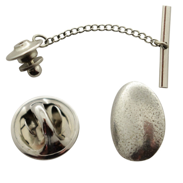 Chicken Egg Tie Tack ~ Antiqued Pewter ~ Tie Tack or Pin ~ Antiqued Pewter Tie Tack or Pin ~ Sarah's Treats & Treasures