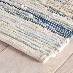 Denim Woven Cotton Rug