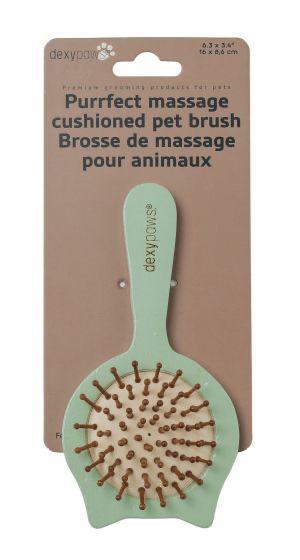Purrfect Massage Cushioned Brush