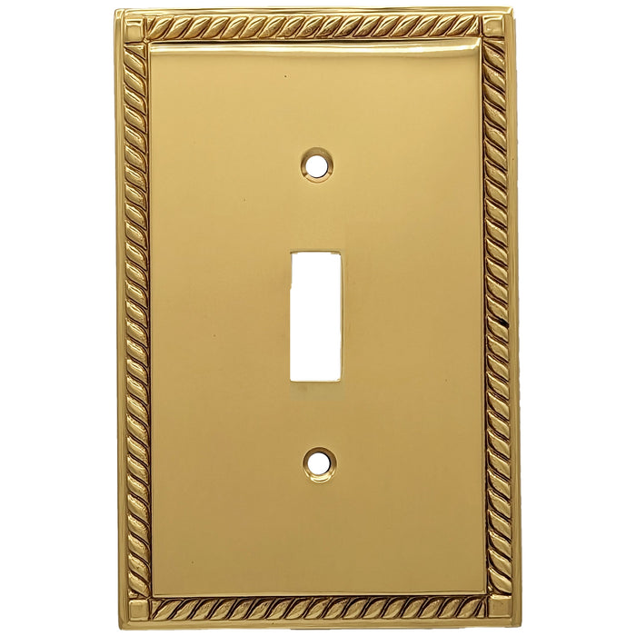 English Georgian Roped Wall Plate (Several Finishes Available)