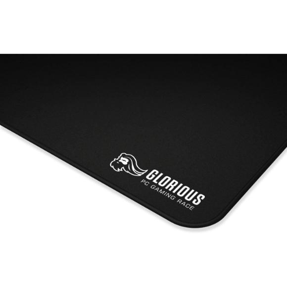 Glorious XL Heavy Gaming Mouse Mat/Pad - 5mm Thick, Stitched Edges, Black Cloth Mousepad | 16"x18" (G-HXL) - PakByte Computers