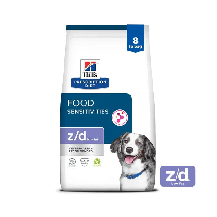 Hill's Canine Z/D Food Sensitivities Hydro Soy (Low Fat) 8lbs