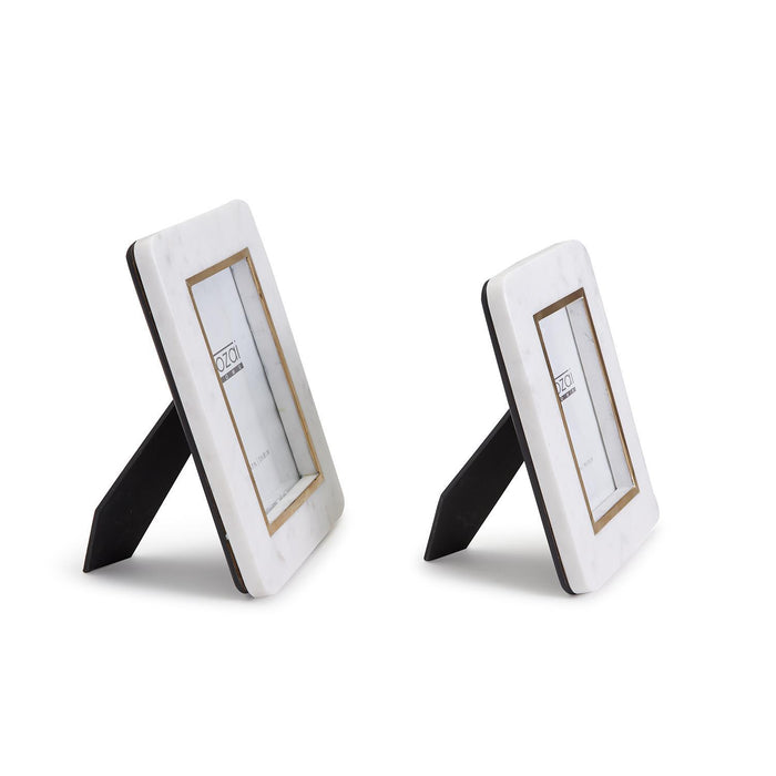 Hoxton White Marble Frame